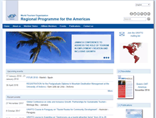 Tablet Screenshot of americas.unwto.org