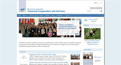 Desktop Screenshot of cooperation.unwto.org