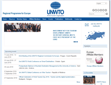 Tablet Screenshot of europe.unwto.org