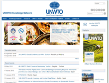 Tablet Screenshot of know.unwto.org