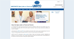 Desktop Screenshot of leadersfortourism.unwto.org