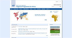 Desktop Screenshot of africa.unwto.org
