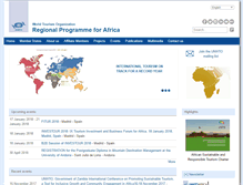 Tablet Screenshot of africa.unwto.org
