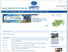 Tablet Screenshot of middle-east.unwto.org