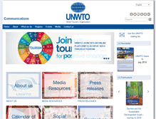 Tablet Screenshot of media.unwto.org